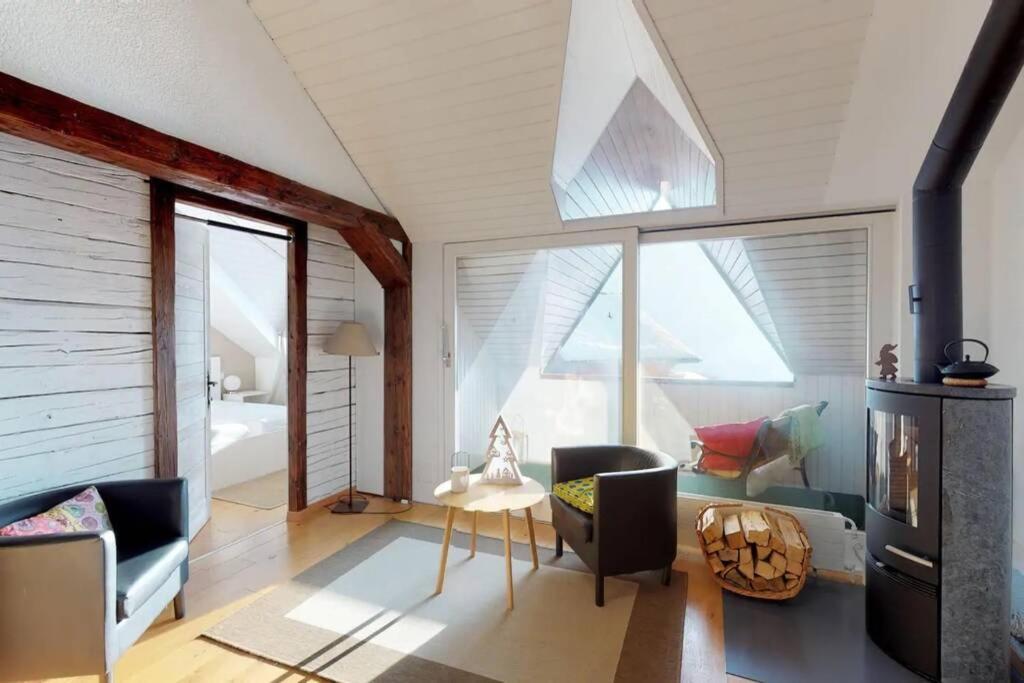 Charmant Et Lumineux Appartement Duplex A Charmey Eksteriør bilde