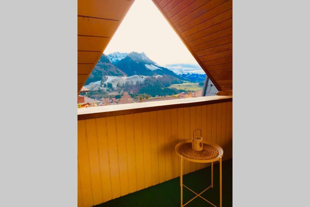 Charmant Et Lumineux Appartement Duplex A Charmey Eksteriør bilde